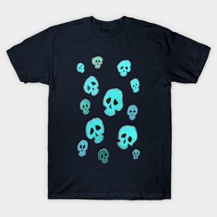 Spooky skull 6 T-Shirt